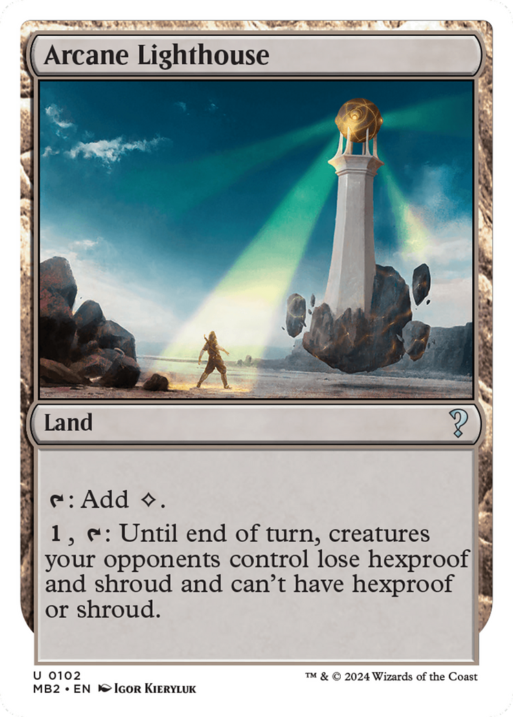 Image of Arcane Lighthouse (White Border) [Mystery Booster 2]