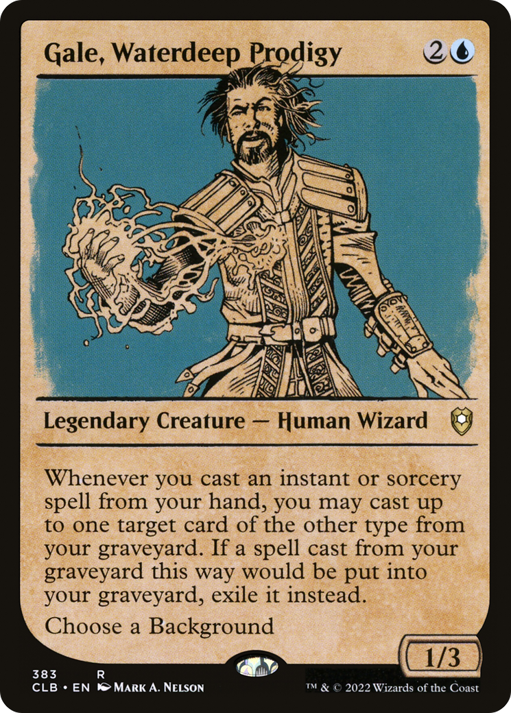 Image of Gale, Waterdeep Prodigy (Showcase) [Commander Legends: Battle for Baldur's Gate]