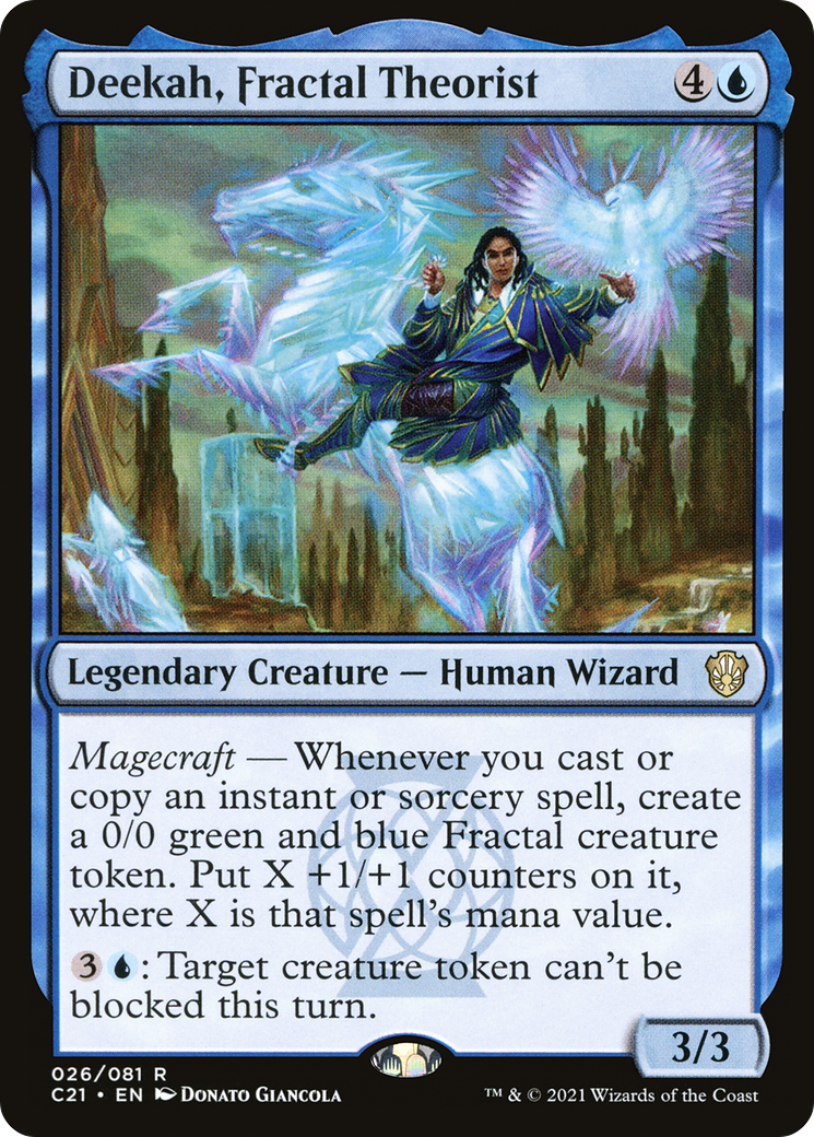 Image of Deekah, Fractal Theorist [Commander 2021]