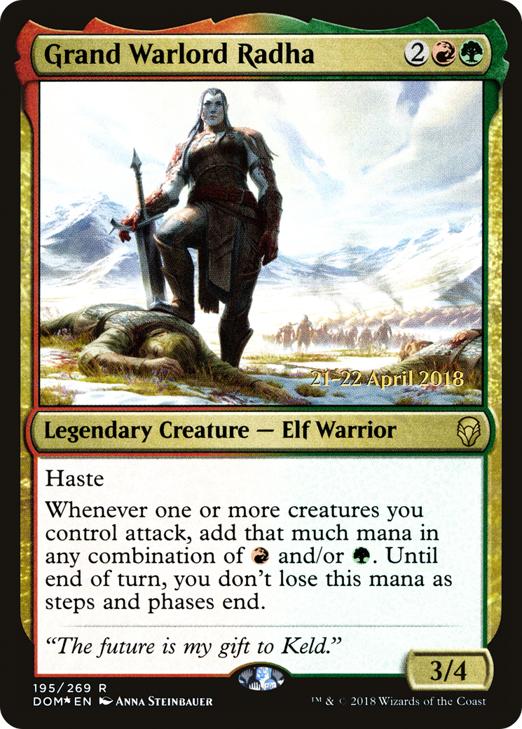 Image of Grand Warlord Radha [Dominaria Prerelease Promos]
