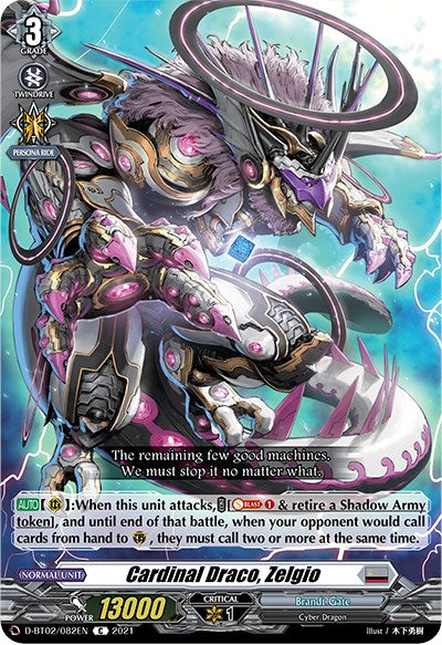 Image of Cardinal Draco, Zelgio (D-BT02/082EN) [A Brush with the Legends]