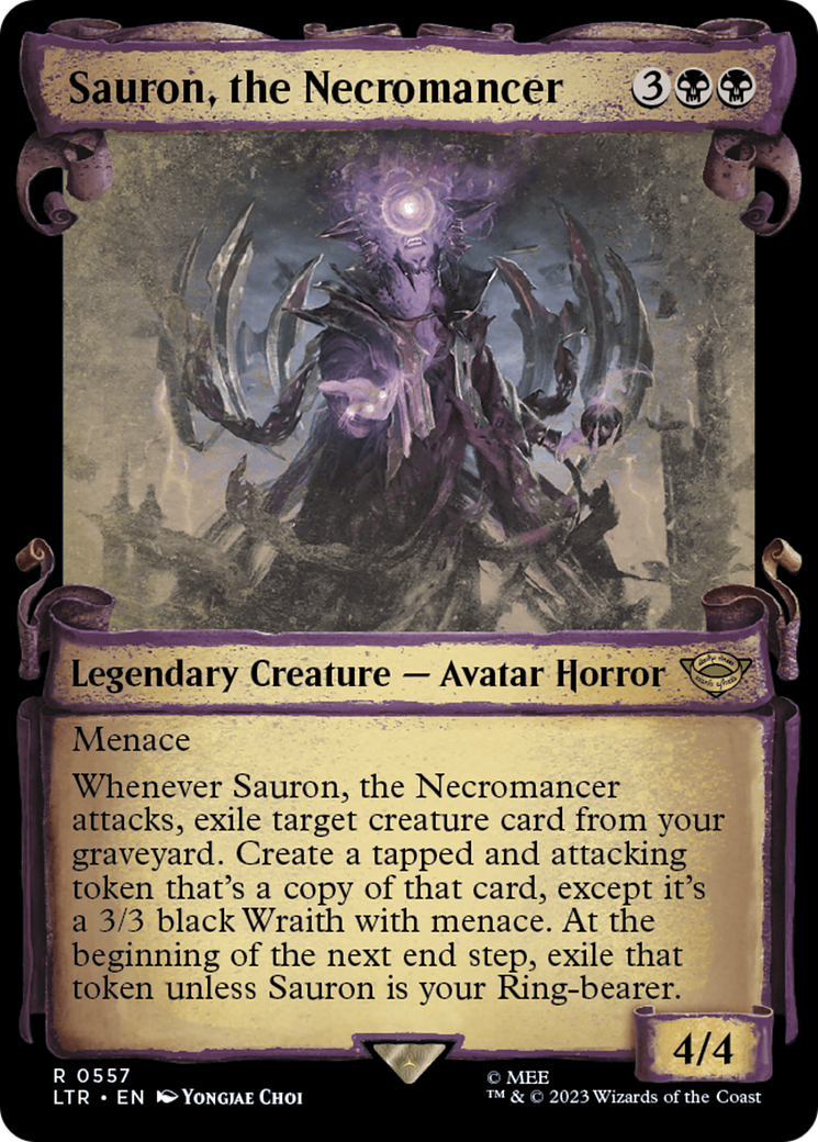 Image of Sauron, the Necromancer [The Lord of the Rings: Tales of Middle-Earth Showcase Scrolls]