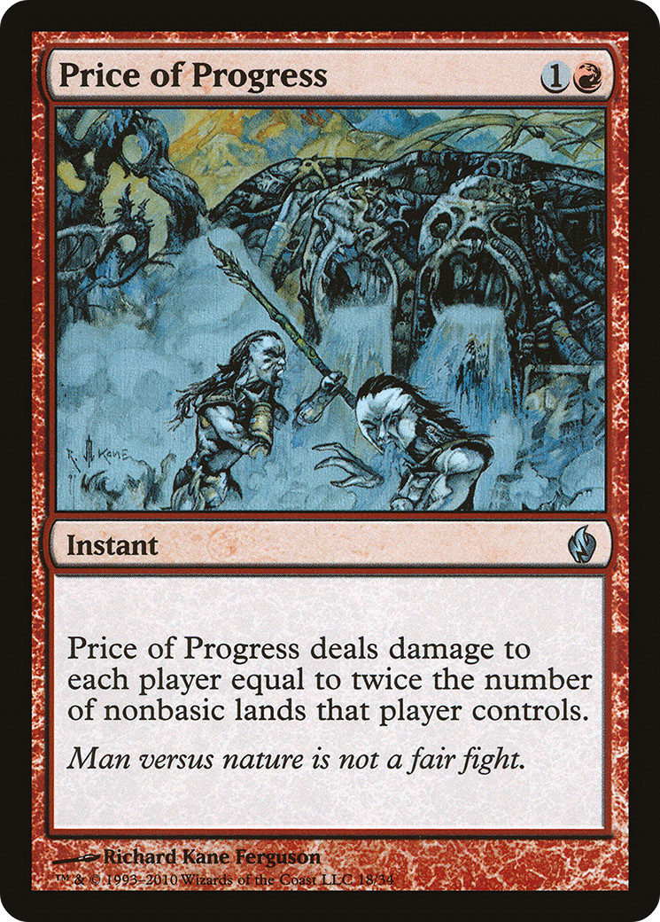 Image of Price of Progress [Premium Deck Series: Fire and Lightning]