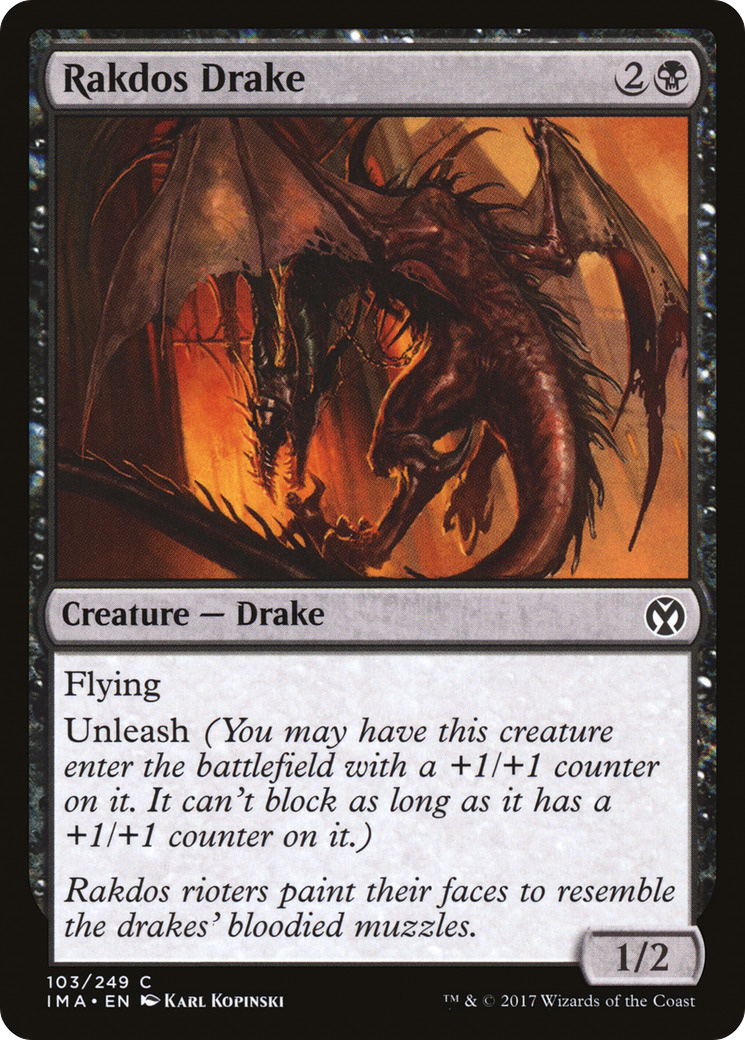 Image of Rakdos Drake [Iconic Masters]