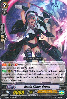 Image of Battle Sister, Crepe (G-CHB02/024EN) [We ARE!!! Trinity Dragon]