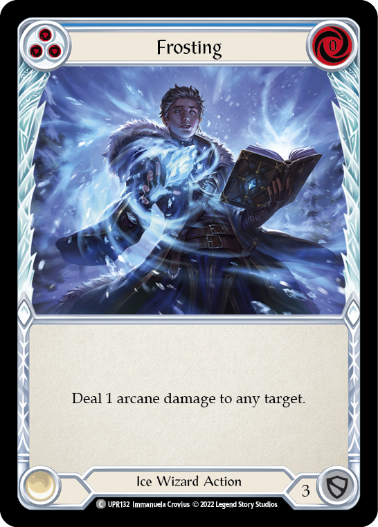 Image of Frosting (Blue) [UPR132] (Uprising)  Rainbow Foil