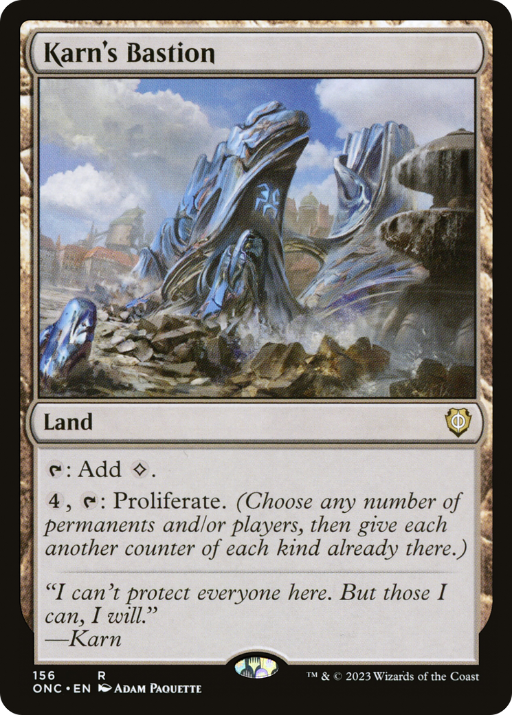 Image of Karn's Bastion [Phyrexia: All Will Be One Commander]