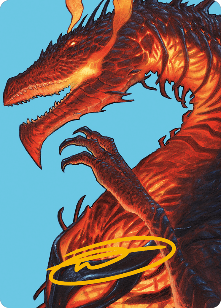 Image of Herigast, Erupting Nullkite Art Card (Gold-Stamped Signature) [Modern Horizons 3 Art Series]