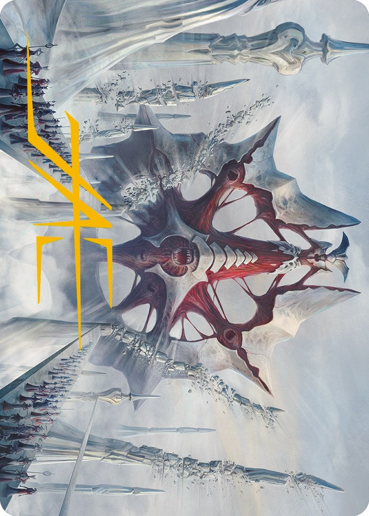 Image of Mondrak, Glory Dominus Art Card (Gold-Stamped Signature) [Phyrexia: All Will Be One Art Series]