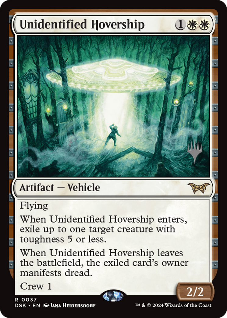 Image of Unidentified Hovership (Promo Pack) [Duskmourn: House of Horror Promos]