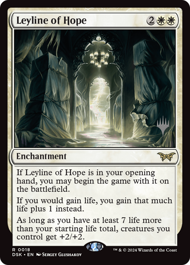 Image of Leyline of Hope (Promo Pack) [Duskmourn: House of Horror Promos]