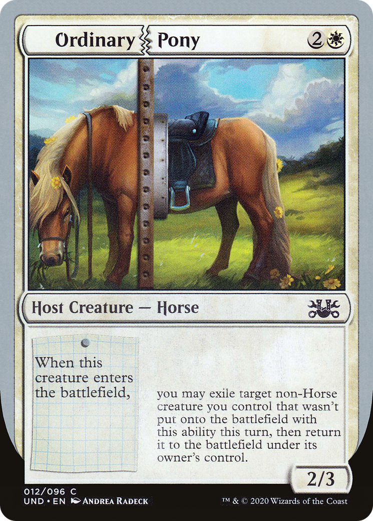 Image of Ordinary Pony [Unsanctioned]