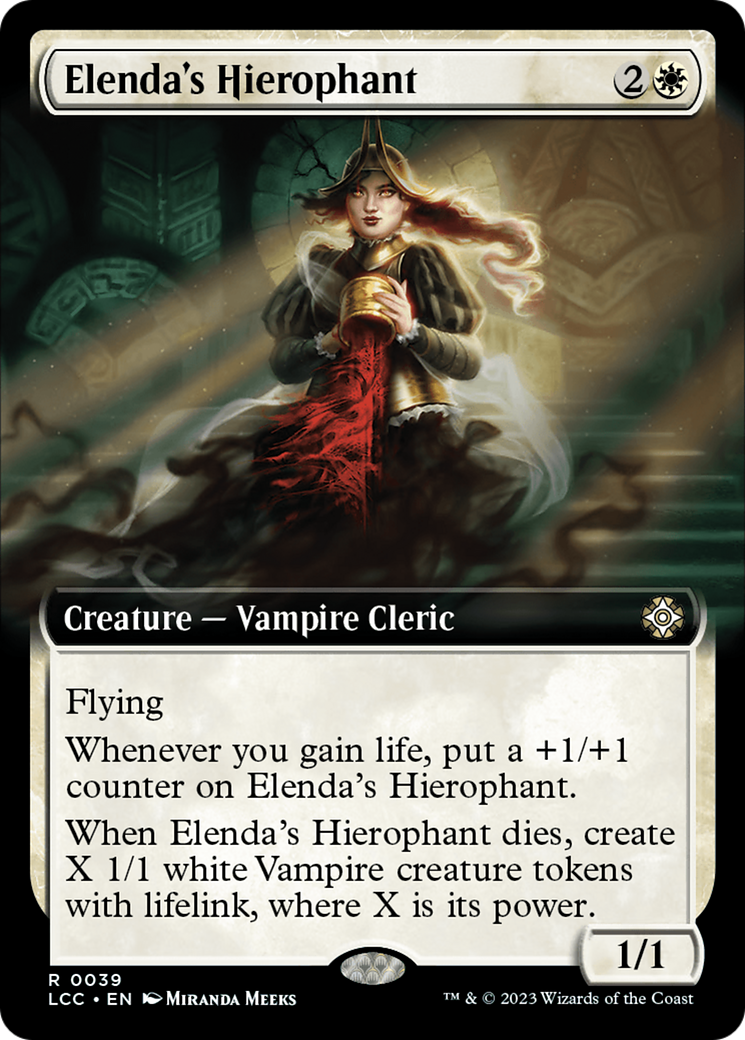 Image of Elenda's Hierophant (Extended Art) [The Lost Caverns of Ixalan Commander]