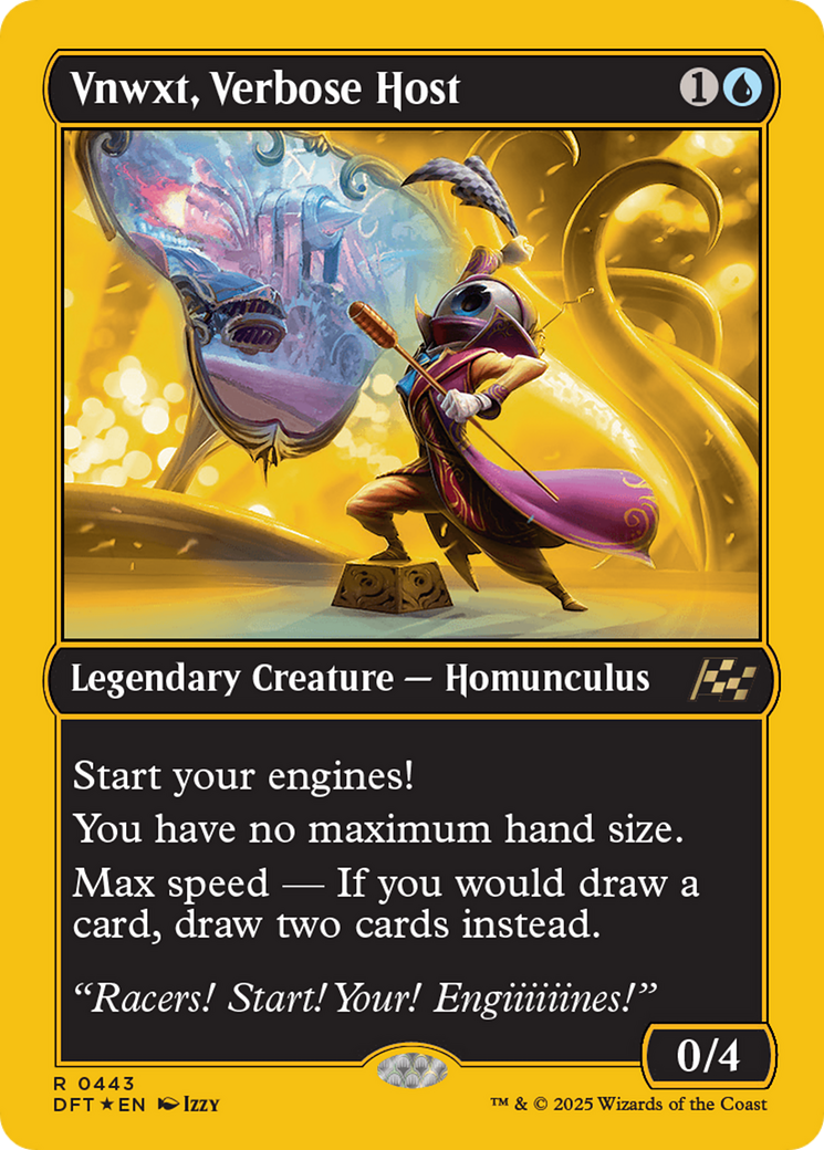 Image of Vnwxt, Verbose Host (First-Place Foil) [Aetherdrift]