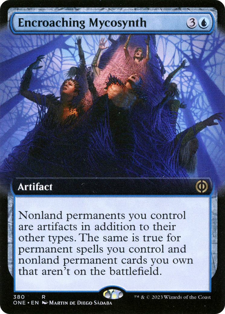 Image of Encroaching Mycosynth (Extended Art) [Phyrexia: All Will Be One]
