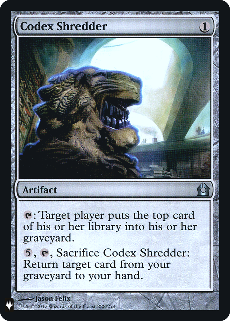 Image of Codex Shredder [Mystery Booster]