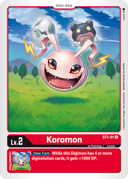 Image of Koromon [ST1-01] [Starter Deck: Gaia Red]