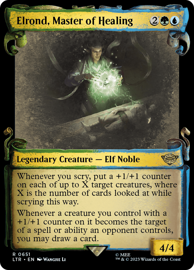 Image of Elrond, Master of Healing [The Lord of the Rings: Tales of Middle-Earth Showcase Scrolls]