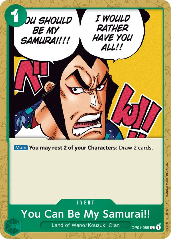 Image of You Can Be My Samurai!! [Romance Dawn]