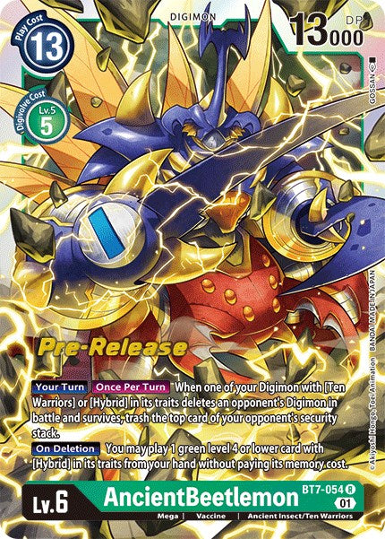 Image of AncientBeetlemon [BT7-054] [Next Adventure Pre-Release Cards]