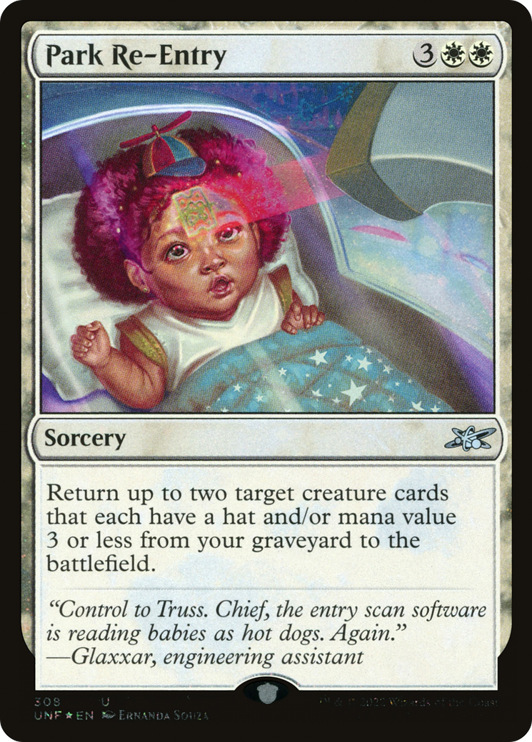 Image of Park Re-Entry (Galaxy Foil) [Unfinity]