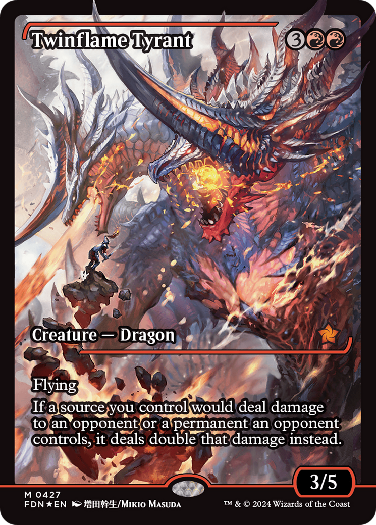 Image of Twinflame Tyrant (Showcase) (Japanese) [Foundations]