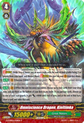 Image of Omniscience Dragon, Kieltimka (G-CHB02/036EN) [We ARE!!! Trinity Dragon]