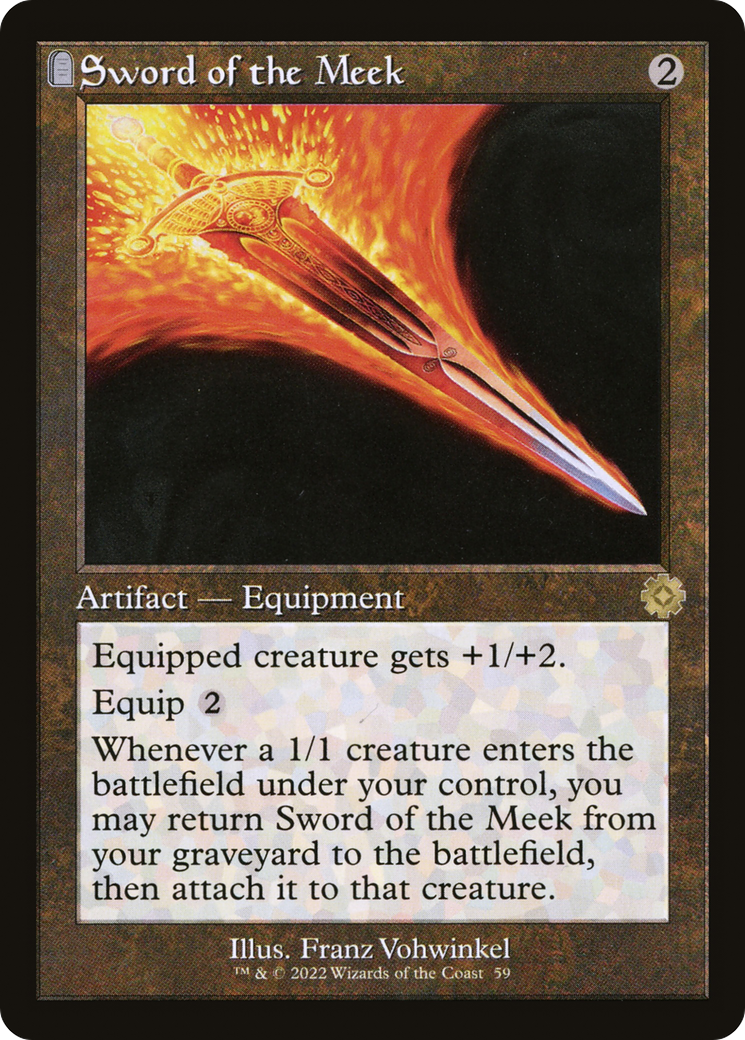 Image of Sword of the Meek (Retro) [The Brothers' War Retro Artifacts]