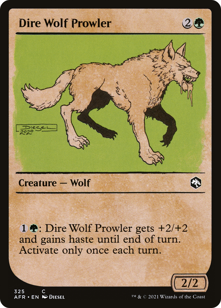 Image of Dire Wolf Prowler (Showcase) [Dungeons & Dragons: Adventures in the Forgotten Realms]