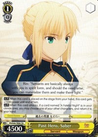Image of Past Hero, Saber (FS/S34-TE04 TD) [Fate/Stay Night [Unlimited Blade Works]]