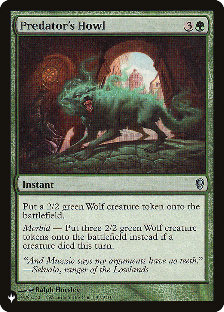 Image of Predator's Howl [The List]