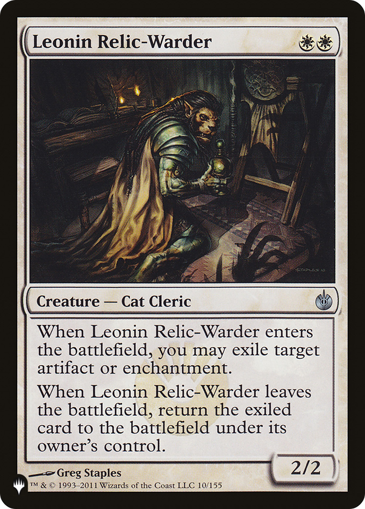 Image of Leonin Relic-Warder (MBS) [The List]