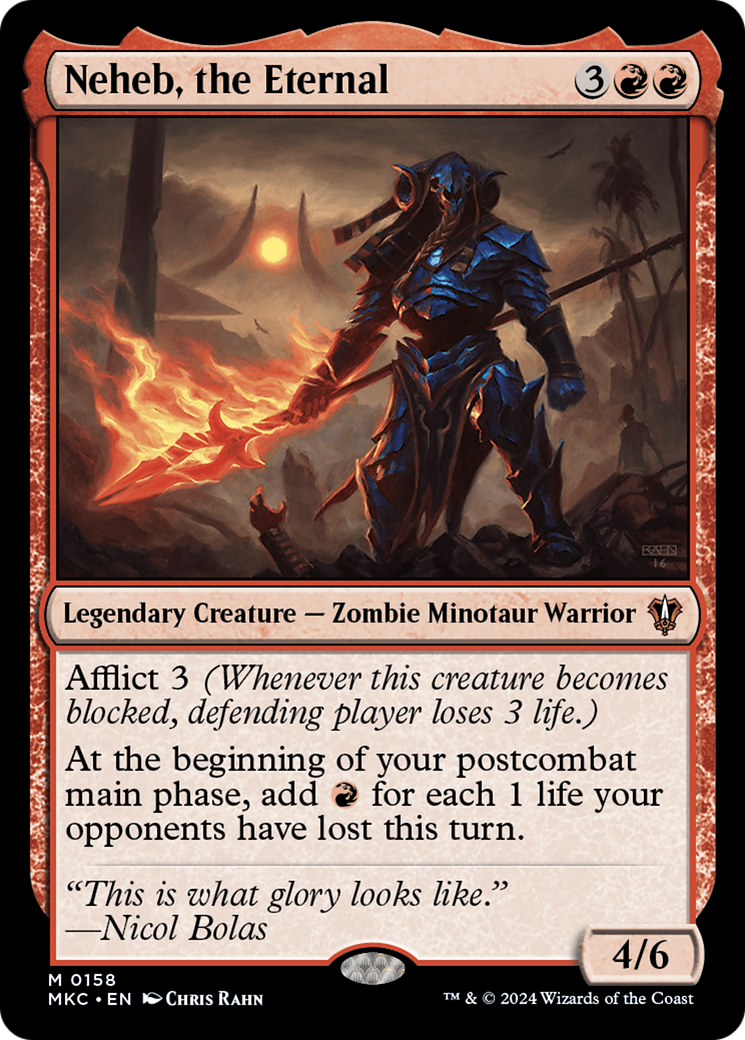 Image of Neheb, the Eternal [Murders at Karlov Manor Commander]
