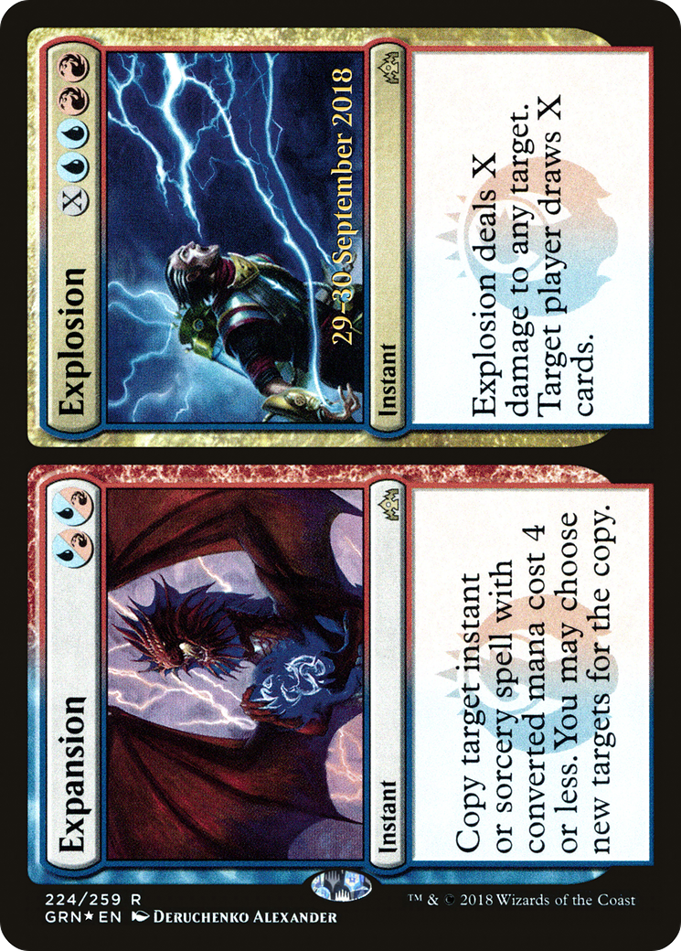 Image of Expansion // Explosion [Guilds of Ravnica Prerelease Promos]
