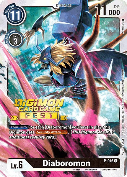 Image of Diaboromon [P-016] (Digimon Card Game Fest 2022) [Promotional Cards]