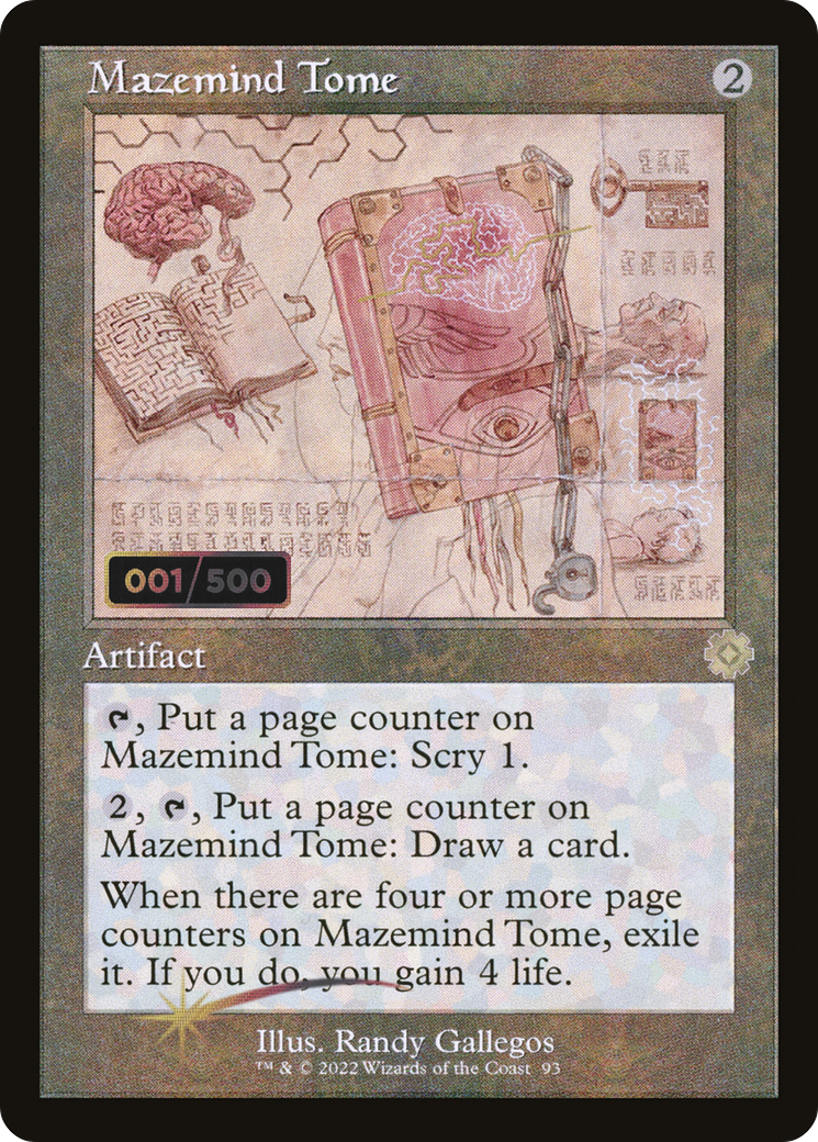 Image of Mazemind Tome (Retro Schematic) (Serialized) [The Brothers' War Retro Artifacts]
