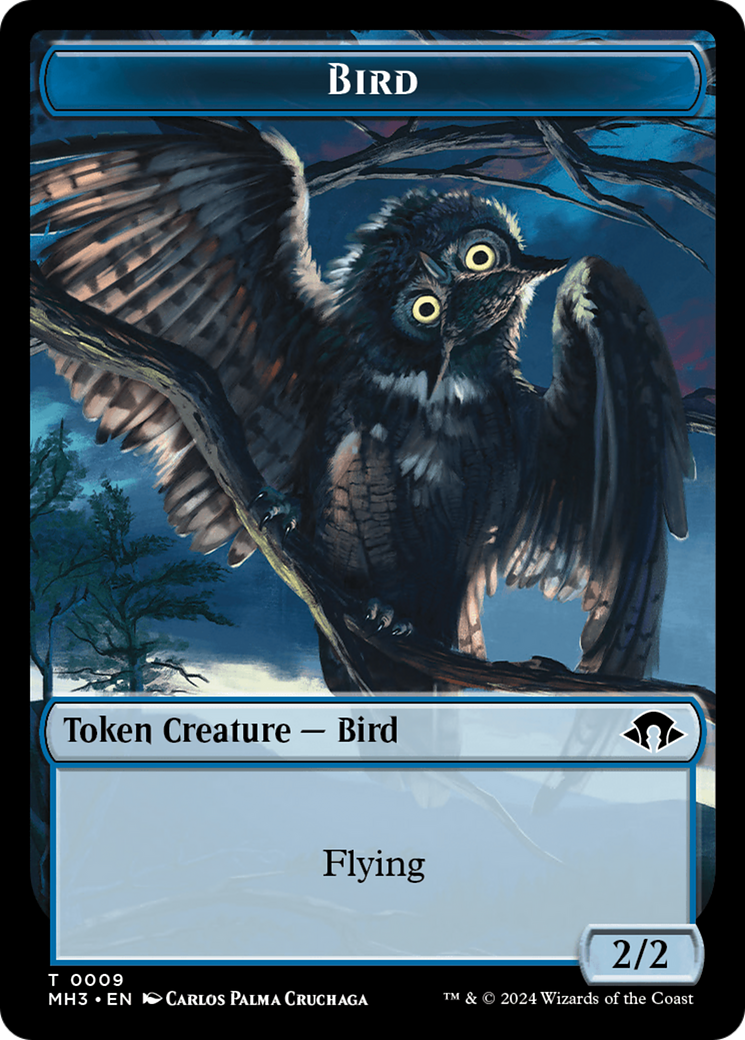 Image of Eldrazi Spawn // Bird Double-Sided Token [Modern Horizons 3 Tokens]