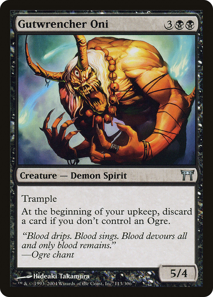 Image of Gutwrencher Oni [Champions of Kamigawa]