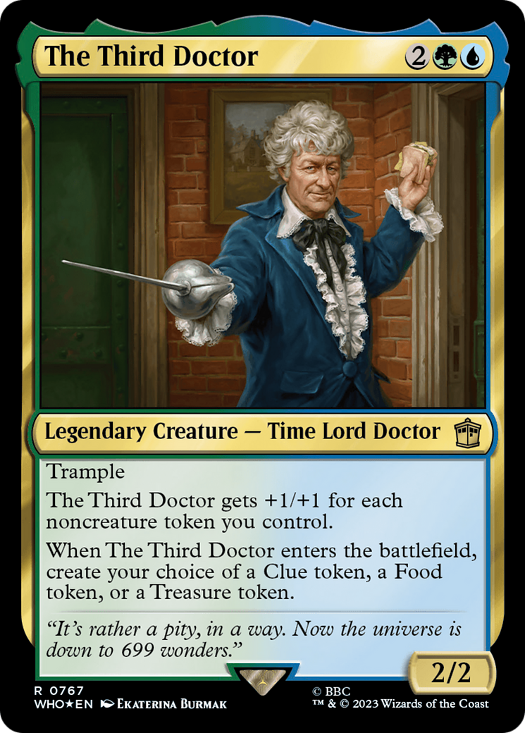 Image of The Third Doctor (Surge Foil) [Doctor Who]