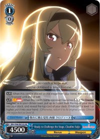 Image of Ready to Challenge the Stage, Claudine Saijo (RSL/S56-E073S SR) [Revue Starlight]