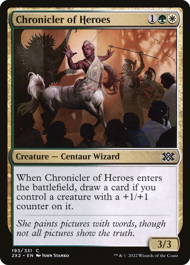 Image of Chronicler of Heroes [Double Masters 2022]