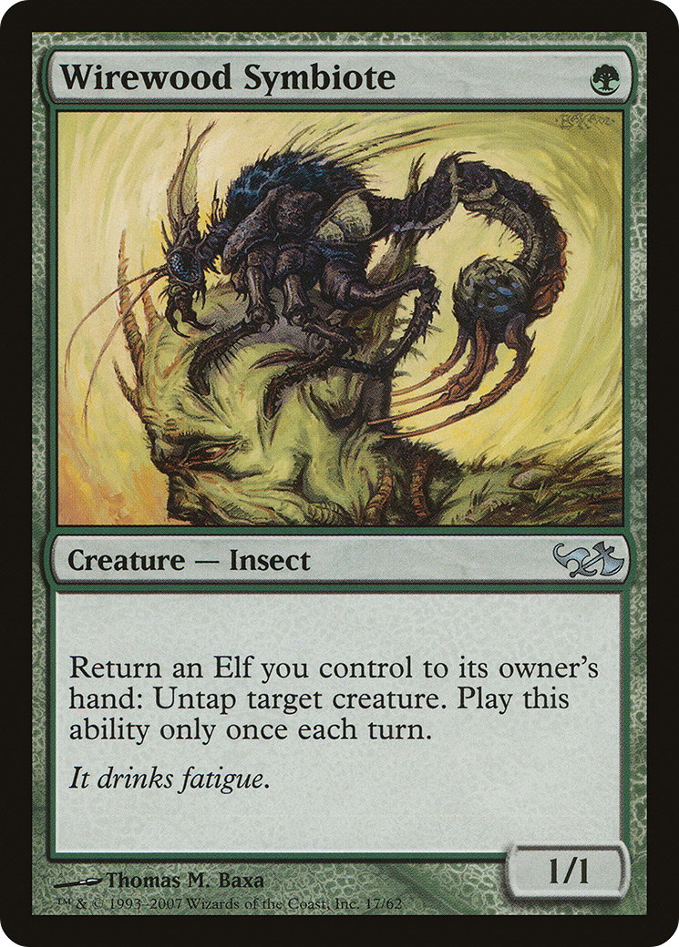 Image of Wirewood Symbiote (EVG-017) - Duel Decks: Elves vs. Goblins Foil