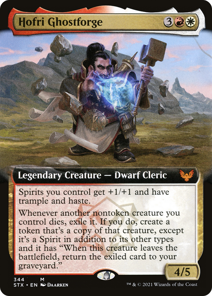 Image of Hofri Ghostforge (Extended Art) [Strixhaven: School of Mages]