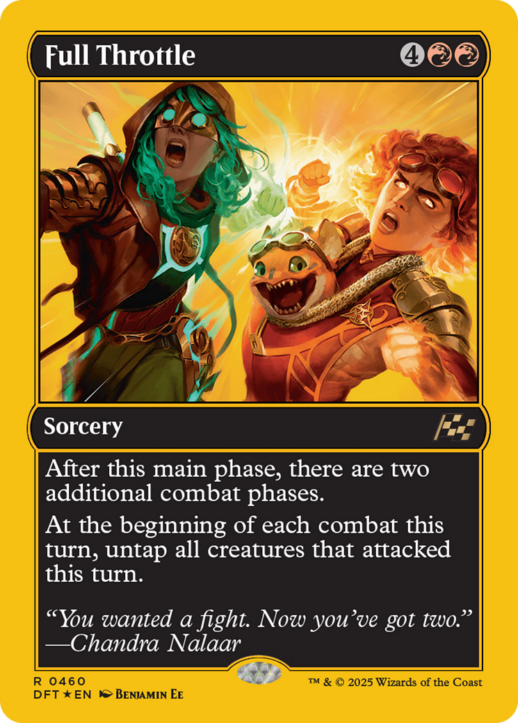 Image of Full Throttle (First-Place Foil) [Aetherdrift]