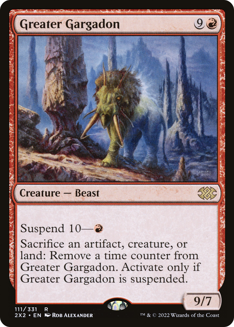 Image of Greater Gargadon [Double Masters 2022]