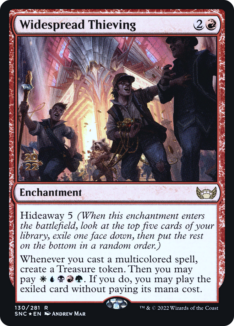 Image of Widespread Thieving [Streets of New Capenna Prerelease Promos]