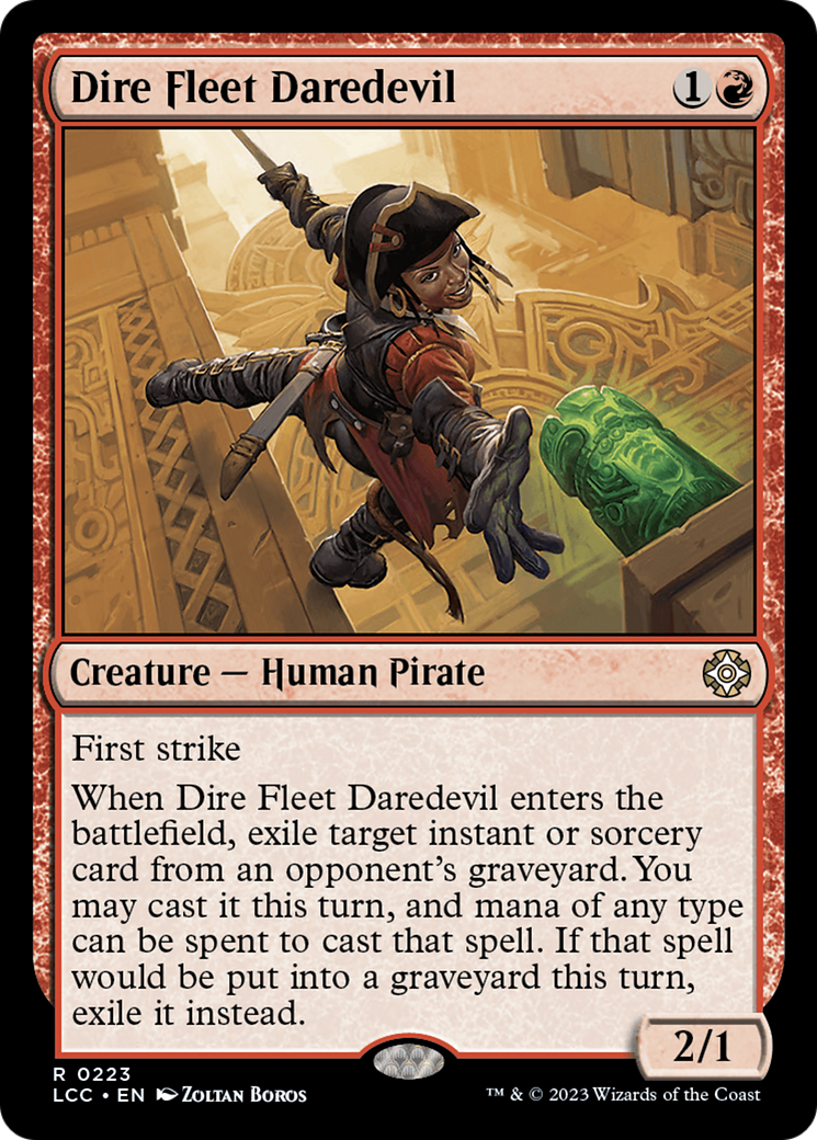 Image of Dire Fleet Daredevil [The Lost Caverns of Ixalan Commander]