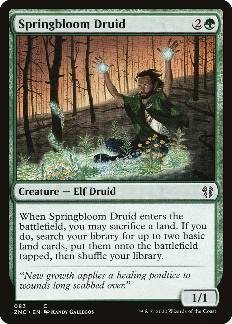 Image of Springbloom Druid [Zendikar Rising Commander]