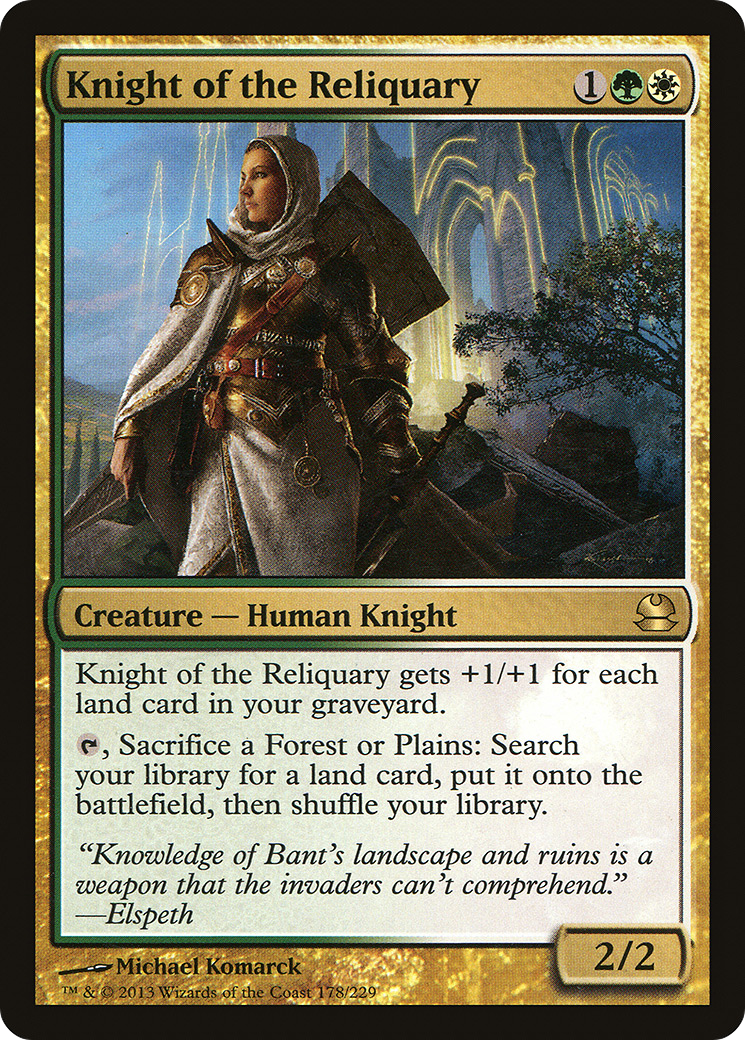 Image of Knight of the Reliquary [Modern Masters]