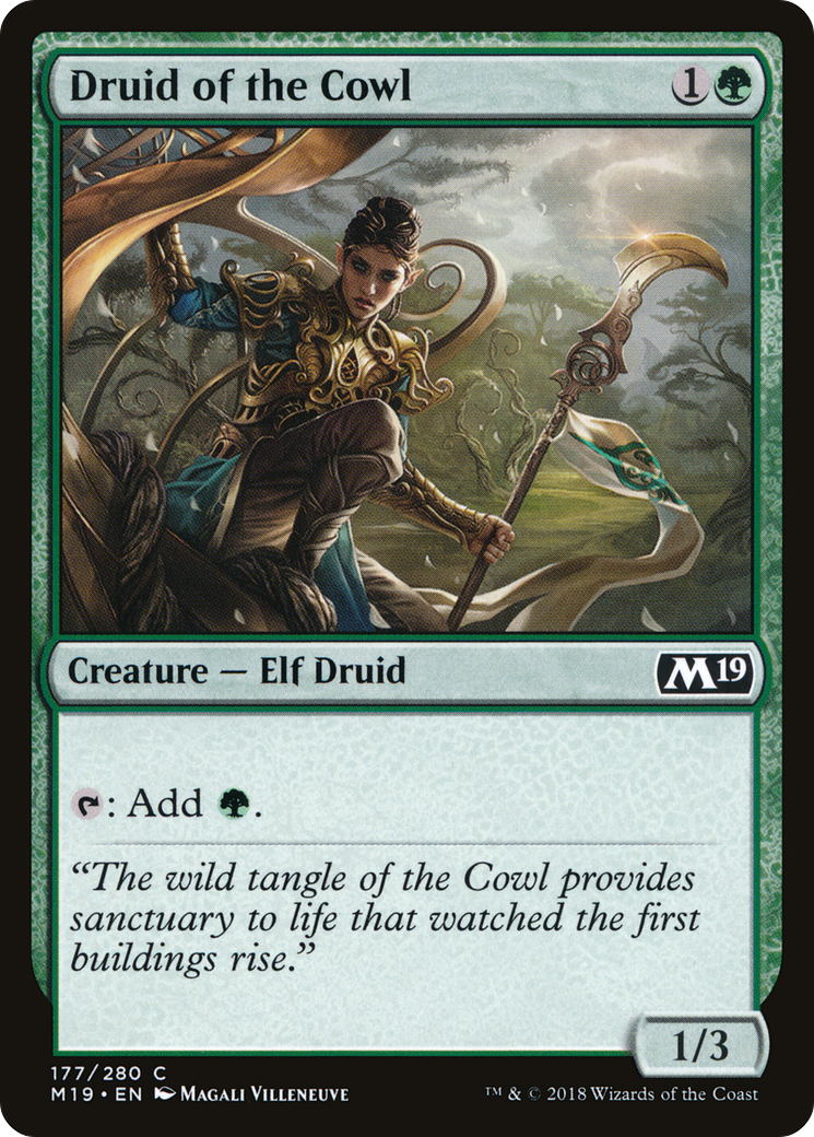 Image of Druid of the Cowl [Core Set 2019]